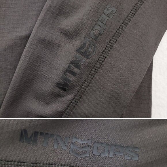 MTN OPS Geo Grid Fleece 1/4 Zip 205gsm Pullover Stretch Men's Large NWT - Picture 11 of 13